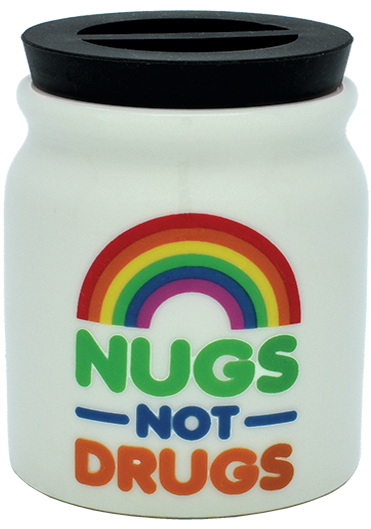 Ceramic Stash Jars - Nugs Not Drugs